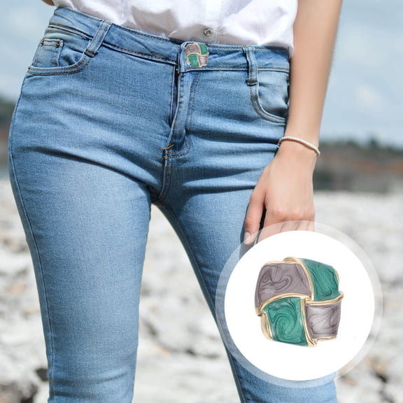 PBPBOX Buttons for Crochet Vintage Alloy 4Pcs Purple