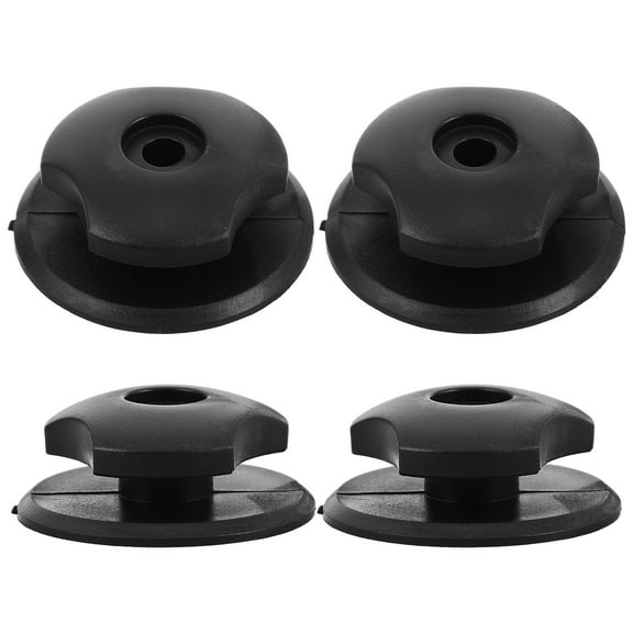 PBPBOX 4Pcs Black Car Trunk Hooks for Fastening Cargo Nets and Organizing Gear