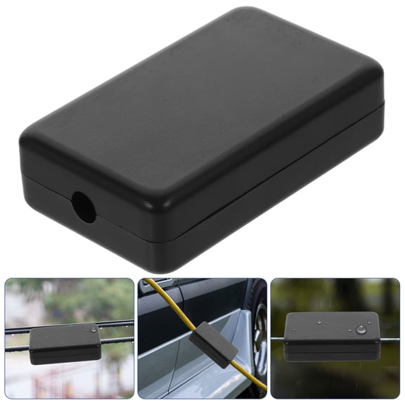 PBPBOX 4Set Electronic for Cable Black Plastic Weatherproof Electrical Protection
