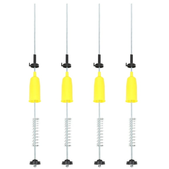 PBPBOX 4Pcs Washing Machine Suspension Rods Kit with Shock Absorbing Springs Universal Fit