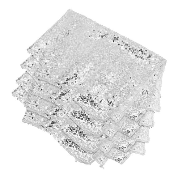 PBPBOX 4Pcs Silver Tableware Placemats Anti Scald Washable Polyester Place Mat