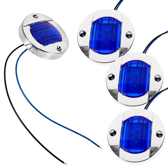 PBPBOX 4pcs Side Marker Lights for Trucks Blue AS Signal Lighting for Vehicle Professional Design