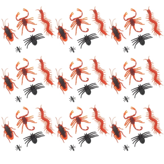 PBPBOX Simulation Insect Model Toys Assorted Color 50PCS