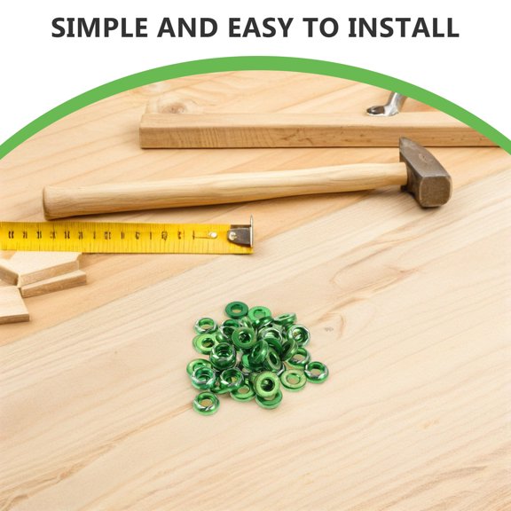 PBPBOX 50pcs Aluminum Alloy Bumper Washer Decorative Design Fasteners for Motorcycle Outdoor Use