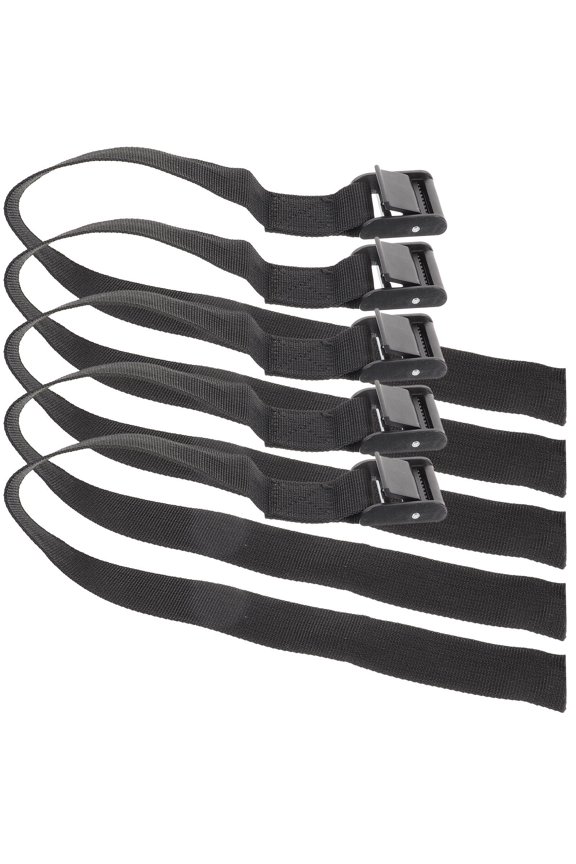5Pcs Black Outdoor Umbrella Strap Reusable Wear Resistant Practical Patio Utility Belt