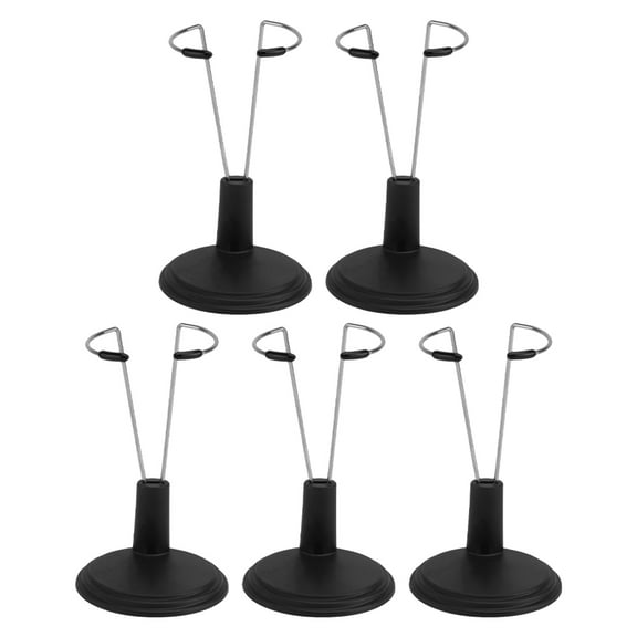 PBPBOX 5Pcs Lightstick Holder Stand Black PVC and Iron Durable Display Rack for Outdoor Use