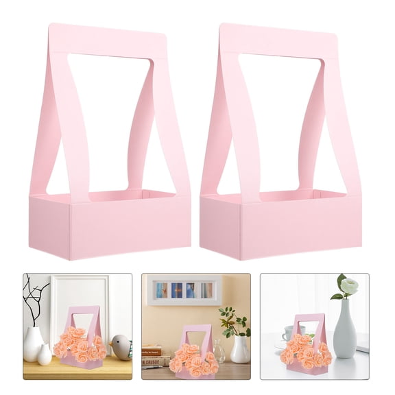 PBPBOX 5Pcs Flower Bouquet Holder for Creative Gift Packaging
