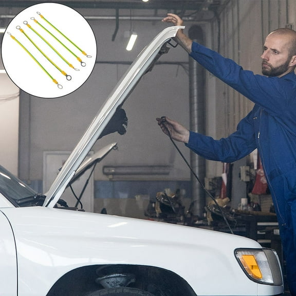 PBPBOX 5Pcs Grounding Wire Straps Automotive Engine Ground Strap Easy Install Stable Current Transmission