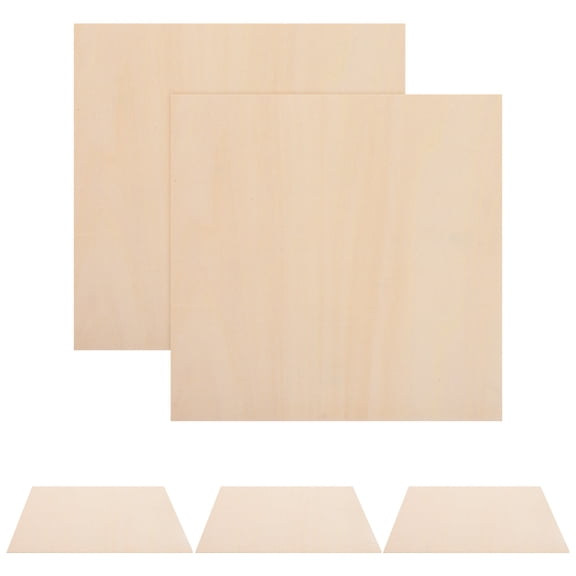 PBPBOX 5Pcs Khaki Bendable Plywood Wood Panels for Architectural and Craft Projects