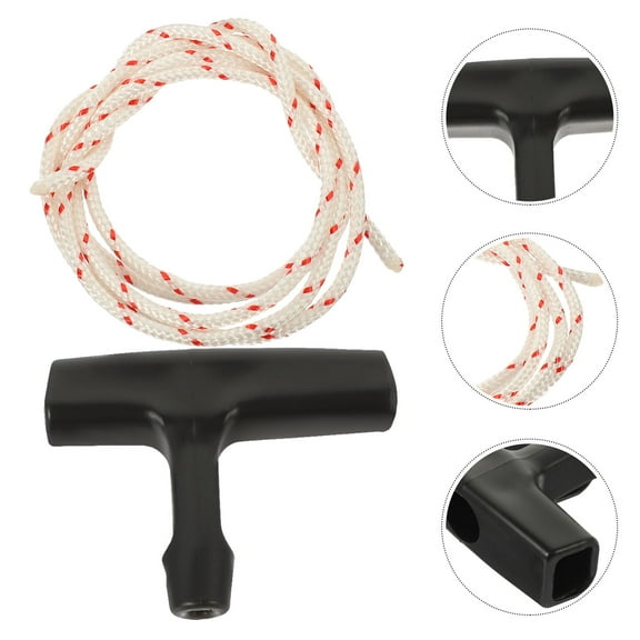 PBPBOX 5Pcs Pull Cord Garage Door Pull Rope with Handle for Emergency Release Multi Plastic