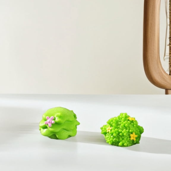 PBPBOX 5Pcs Miniature Grass Clusters Resin Garden Scenery Decoration For Micro Landscape Ornament