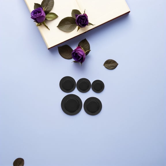 PBPBOX 5Pcs Rubber Bank Plugs Round Sealing for Home Organization