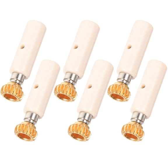 PBPBOX 6 x Gears Bass Tuners Gear Made of Iron and ABS for Durable Guitar Strings 1.38X0.31X0.31in