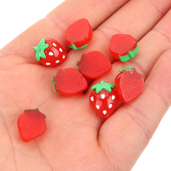 PBPBOX 60Pcs Resin Slices Nail Accessories for Women in Fashionable Party Decorations