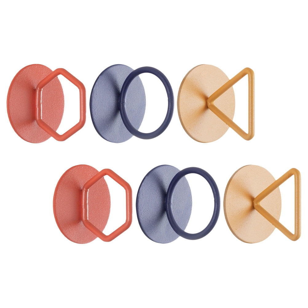 PBPBOX 6Pcs Paste Type Furniture Door Handles Sticky Pull Knobs for ...