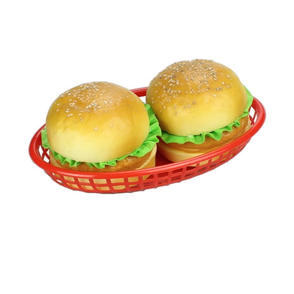 PBPBOX 6Pcs Fry Basket Reusable Holder Plastic Food Container for Friends