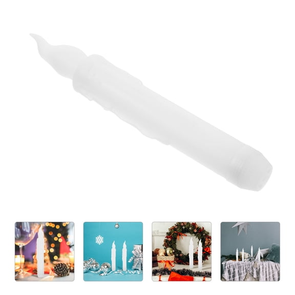 PBPBOX Luminous Candle Plastic Household Candles 6Pcs 6.7x0.8in