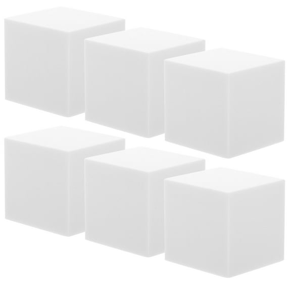 PBPBOX Foam Blocks Grey Lightweight for DIY Crafts and Painting 6Pcs