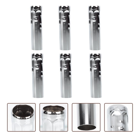 PBPBOX 6Pcs Lamp Pipes Retro Chandelier Iron Heat Resistance Home Decor