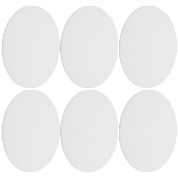 PBPBOX 6Pcs Acrylic LED Chandelier Shade Diffuser Flat Design for Uniform Light Diffusion