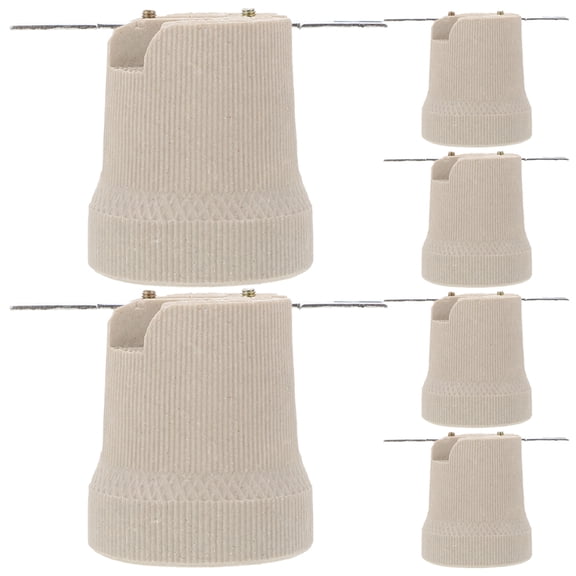 PBPBOX 6Pcs Light Bulb Base Diy Enthusiasts and Homeowners in Kitchen and Bedroom Decor