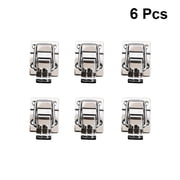 PBPBOX Case Buckle Latch Catches Plated Silver Chest Locks for Toolbox 6Pcs