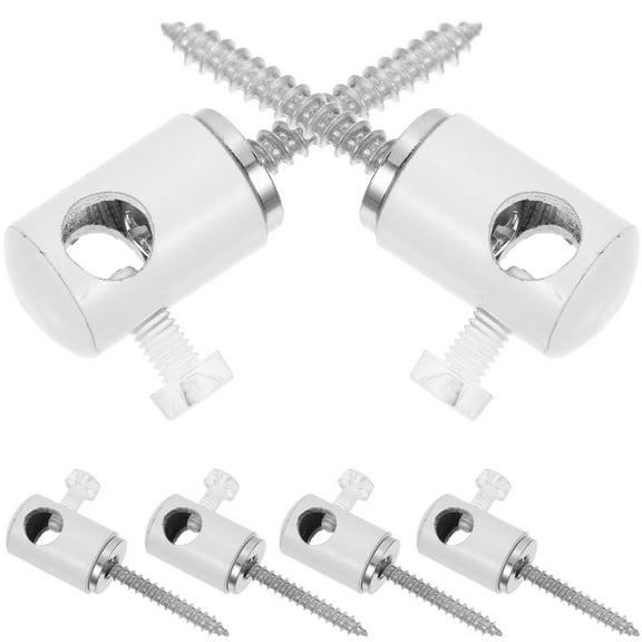 PBPBOX 6Pcs White Ceiling Pendant Hook for Wire Holding and Light Suspension