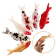 thumbnail image 1 of PBPBOX 6Pcs Artificial Fancy Carp Fish Figure Aquarium Decor Assorted Color Realistic Fake Fish, 1 of 7