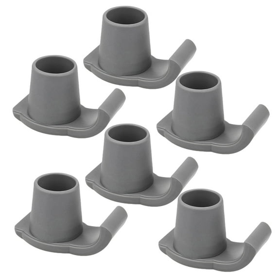 PBPBOX 6pcs Grey Walker Glide Skis for Elderly Indoor Use
