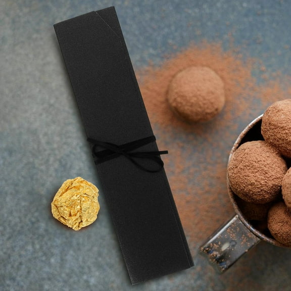 PBPBOX 6Pcs Black Truffle Boxes with Safe Material for Storage and Sophisticated Chocolate Packaging