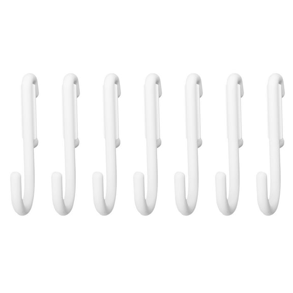 PBPBOX 7Pcs Kitchen Shelf Pegs for Hole Board Storage Rack in White Plastic