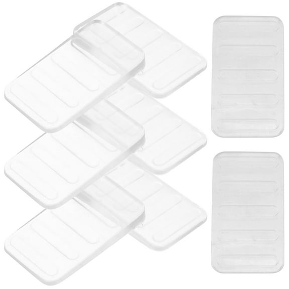 PBPBOX 8Pcs Clear Plastic Leveling Shims for Stablizing Furniture and Doors