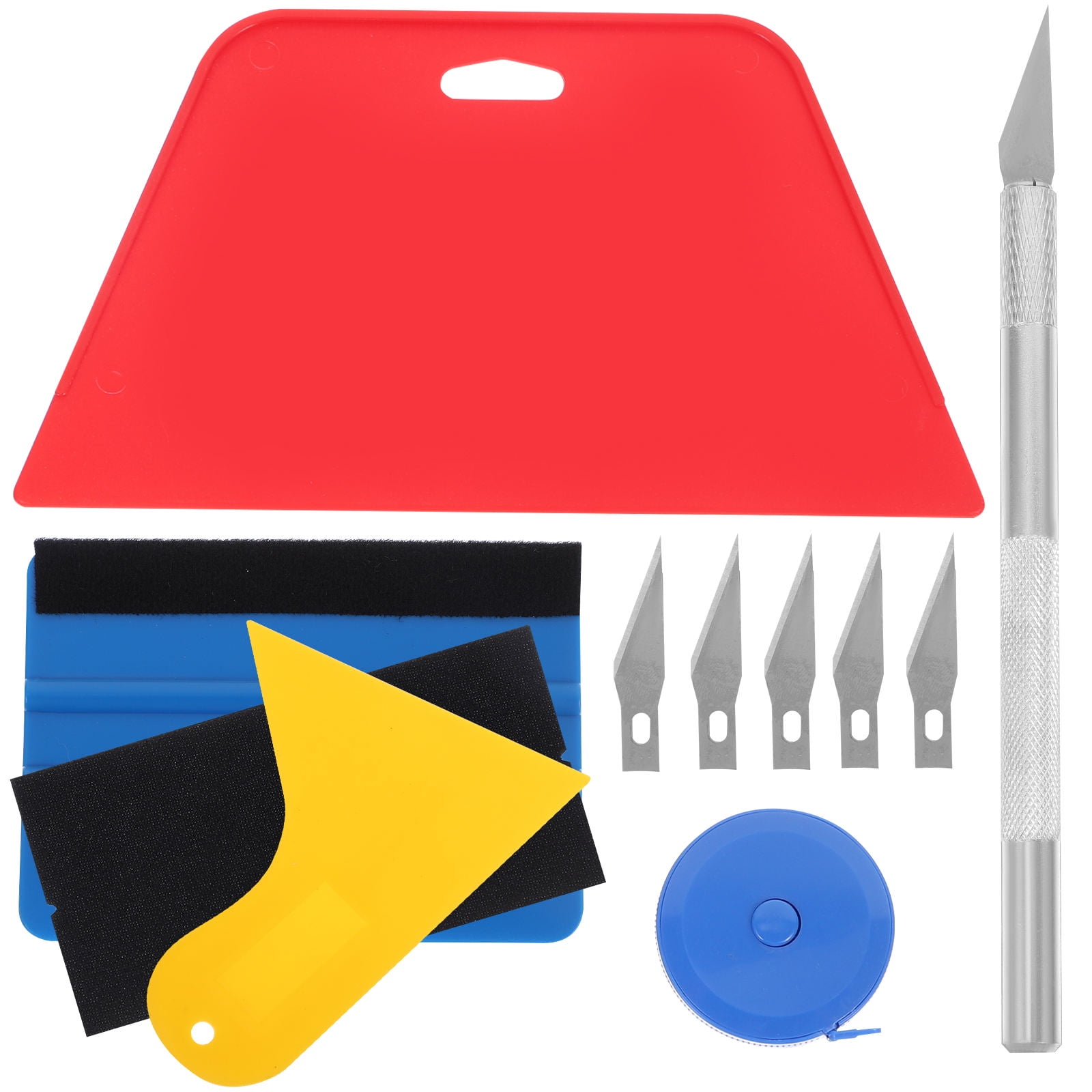 PBPBOX Wallpaper Smoothing Too Kit Film Tools Pvc 1 Set 7.55X4.17X0.28in