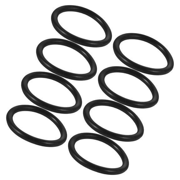 PBPBOX 8Pcs Car Bumper Hardware Rubber O-Rings For Durable Fixing