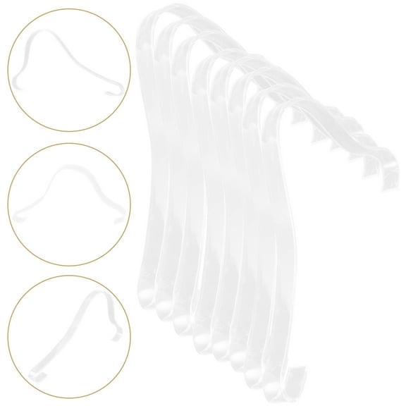 PBPBOX 8Pcs Reusable Transparent Shoe Inserts for Shoe Support and Shape Preservation