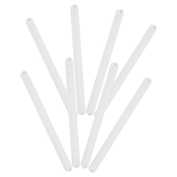 PBPBOX 8Pcs Kitchen Drawer Slides White Plastic Drawer Tracks For Cabinets