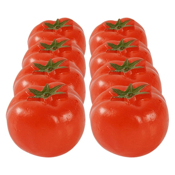 PBPBOX Realistic Cherry Tomatoes Red PVC 8Pcs