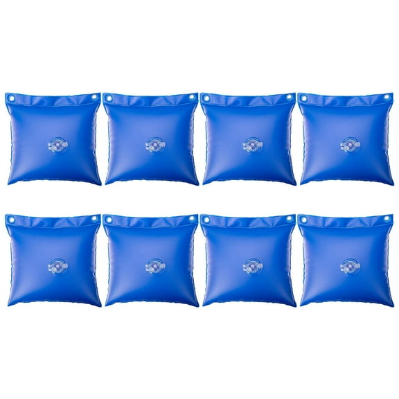 PBPBOX 8Pcs Large Blue Pool Hanging Bags for Organizing Above Ground Pools