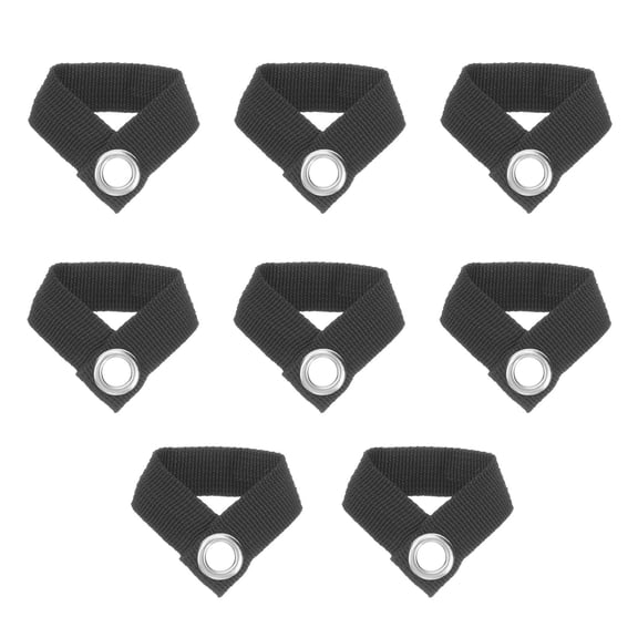 PBPBOX 8Pcs Portable Grey Canopy Buckles Tent Pole Fixators for Camping and Outdoor Activities