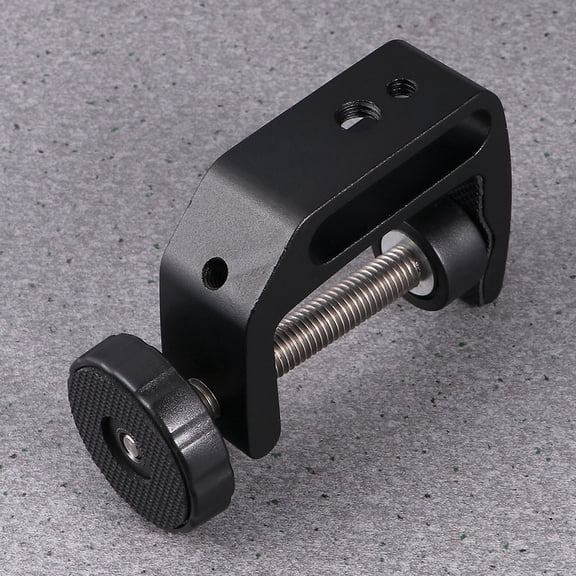 PBPBOX Heavy Duty Camera Mount Clamp Black Adjustable C Clamp for Video Light