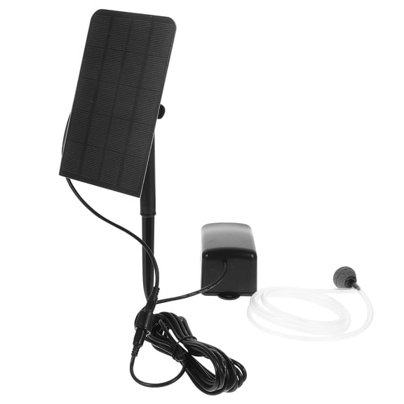 PBPBOX Solar Pond Pump Versatile Design Black Quiet Efficient Outdoor Use