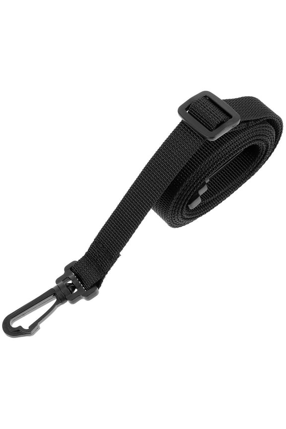 Anti Slip Shoulder Strap for Outdoor Bag Black Polyester 1Pack
