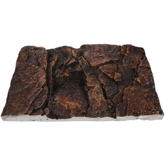 PBPBOX Aquarium Background for Tank 3D Dark Brown PU 1Set Aquarium Enthusiasts