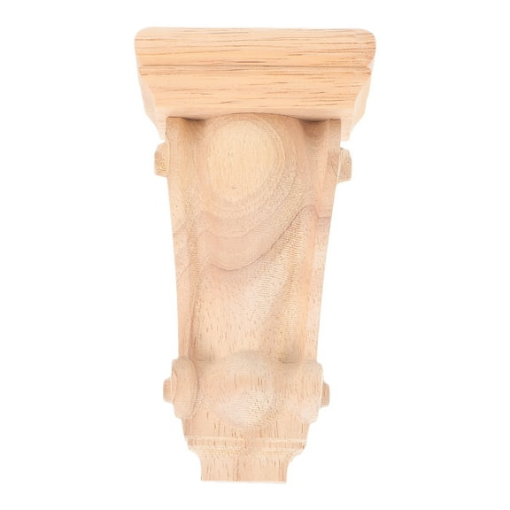 PBPBOX Solid Wood Carved Roman Column Corbels Vintage Style Decorative Wall Shelf Brackets