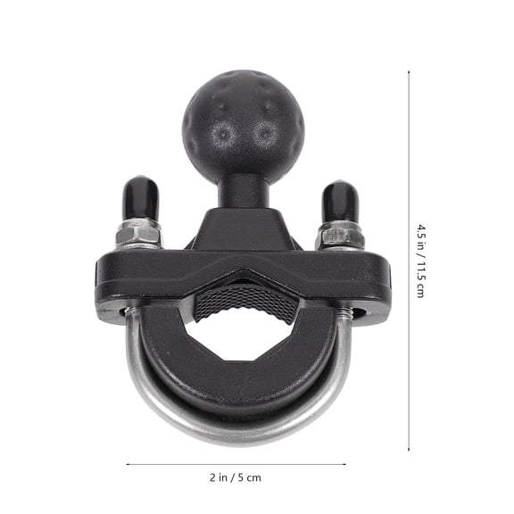 PBPBOX Motorcycle Phone Mount Handlebar Installation Black U Bolt Mount Base