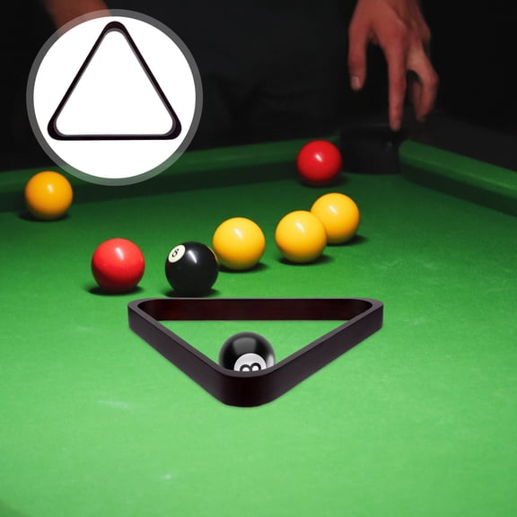 PBPBOX Pool Triangle Billiard Rack Wood Stable Structure Game Setup 1Pcs