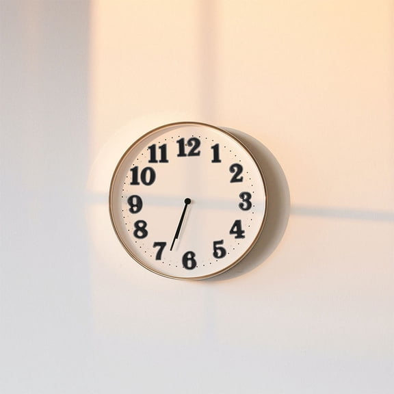 PBPBOX 4Set Wall Clock Numerals Kit with Black Arabic Numbers and Hands Replacement Parts for Home