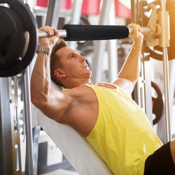 PBPBOX Black Barbell Pad Squat Protector for Protection Use Durable Sponge and Nylon Lightweight 27.5 x 4.5 Inches