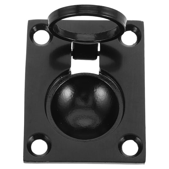 PBPBOX Boat Cabin Hatch Flush Mount Pull Handle Black Stainless Steel Marine Latching