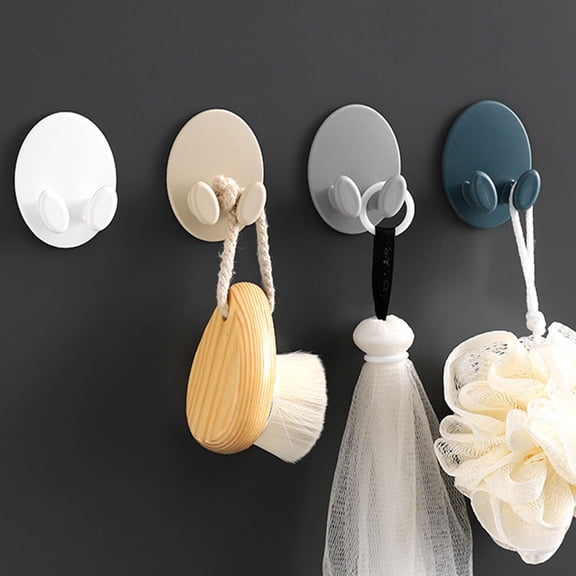 PBPBOX Blue Adhesive Plug Holder MultiFunction Organizer for Plug Holding Easy Use Synthetic Material 4 Pcs